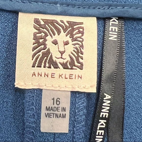Anne Klein Bowie Straight-Leg Dress Pants, Spruce Size 16 - Picture 8 of 11